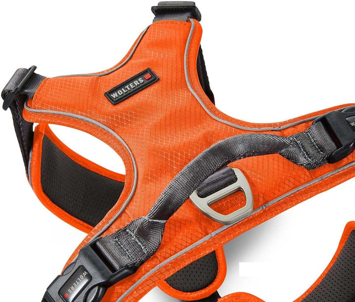 WOLTERS Geschirr Active Pro Comfort, Grösse:50-57.5 cm, Farbe:rot orange/anthrazit 50 - 57.5 cm rot