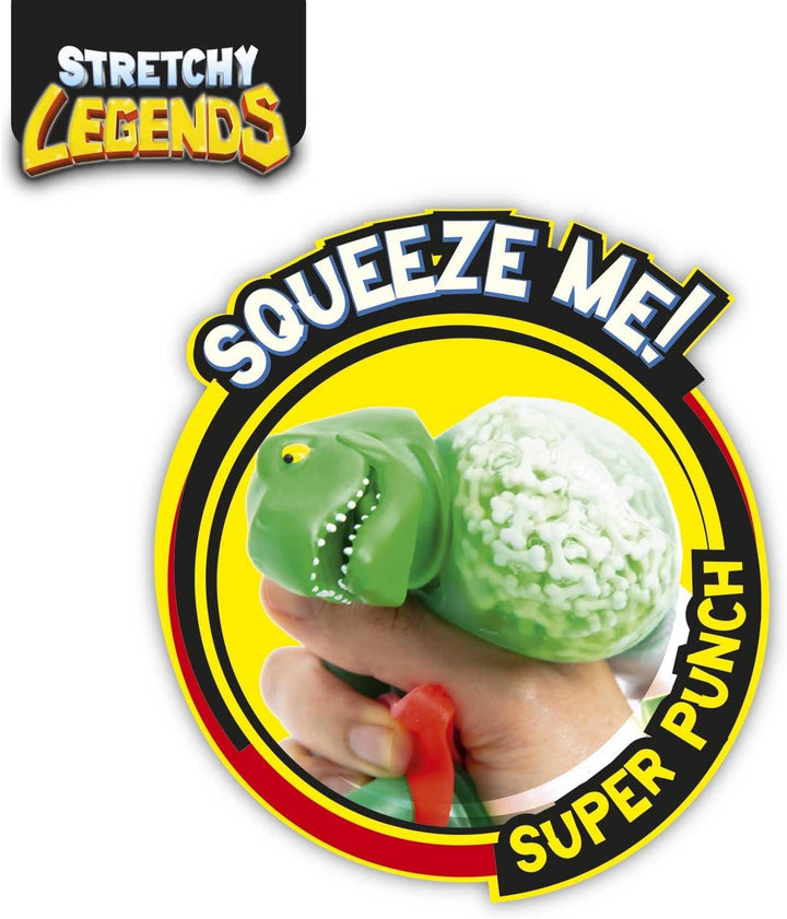 Stretchy Legends Megarex - Elastische Actionfiguren für Kinder, Dehnbare Superhelden Figuren zu Samm