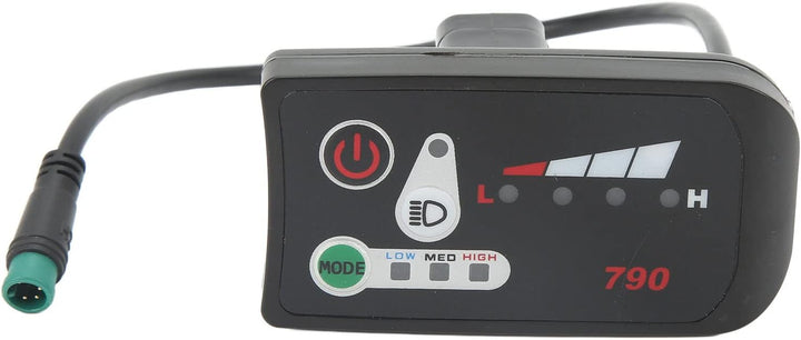 LED-Kontrollpanel für E-Bike-Display aus ABS zur Modifikation für Lenker von 22,2 mm