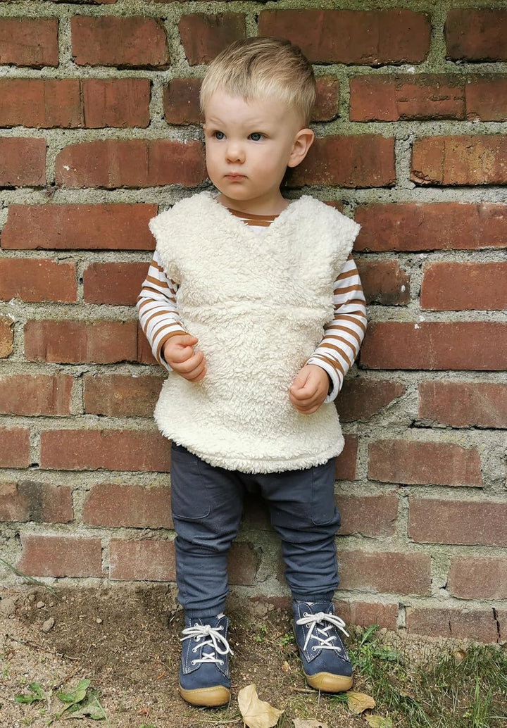 Efie Bio-Pullunder für Babys & Kleinkinder – 100% Baumwollplüsch (KBA) – Unisex – GOTS-Zertifiziert