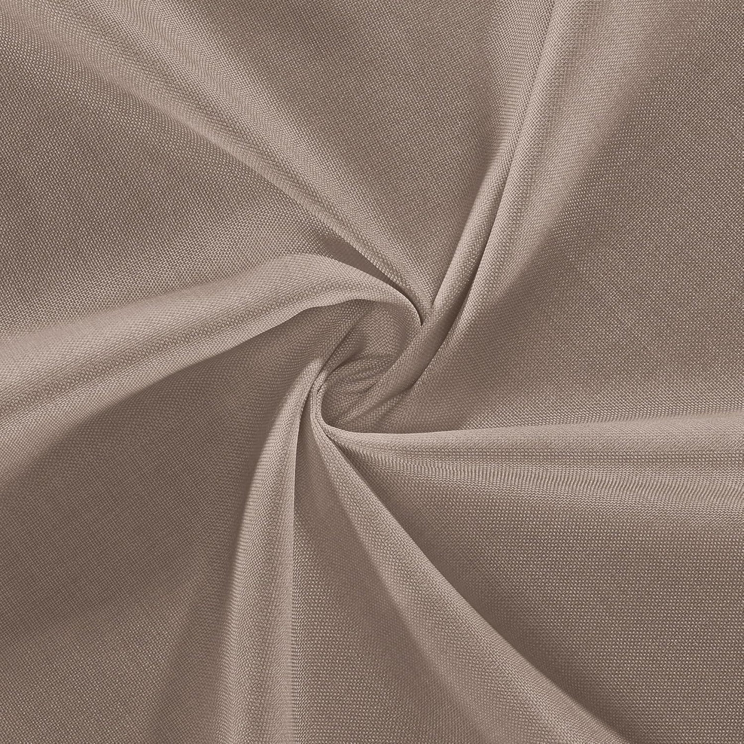Erwin Müller Tischwäsche, Mitteldecke, Tischdecke Madrid Taupe Grösse 80x80 cm - angenehme, weich fl