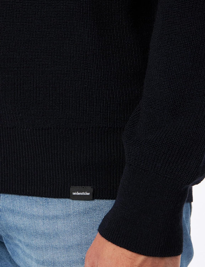 Seidensticker Herren Pullover, Blau