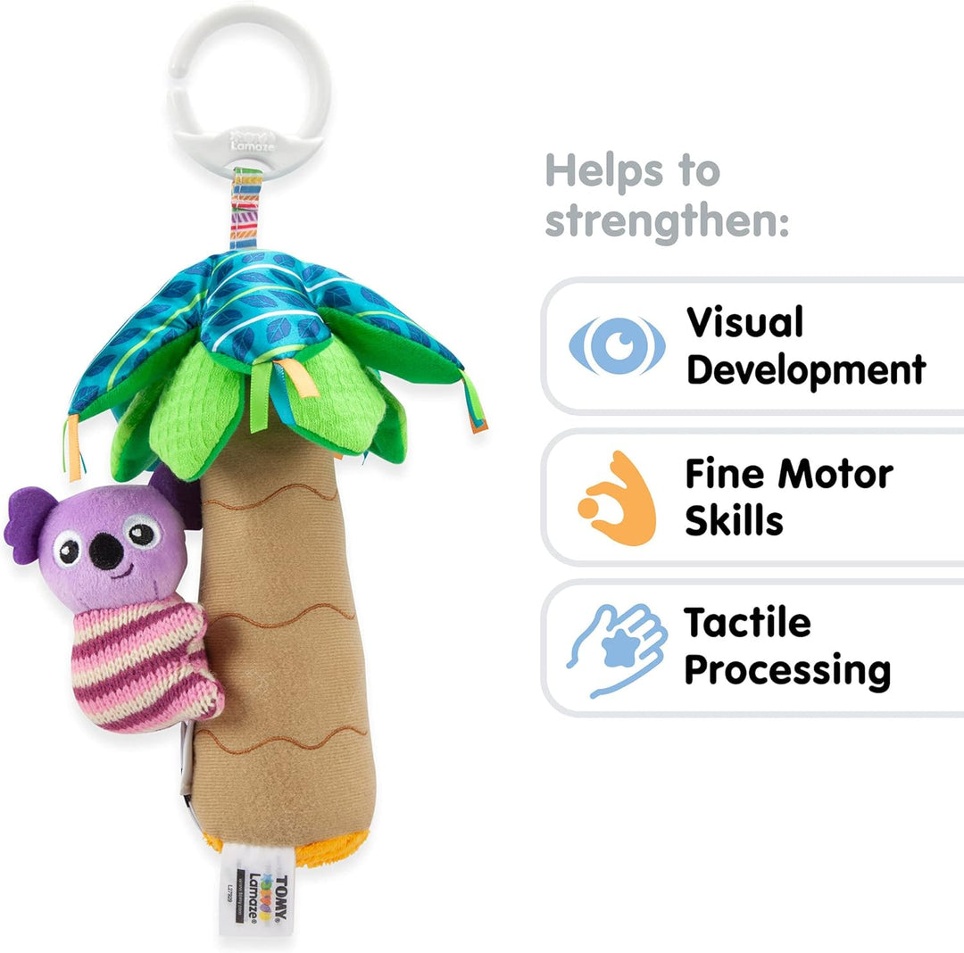 LAMAZE Walla Walla Koala, Clip on Go, Sensory, Pram and Pushchair Newborn Baby Toy with Multi-Colour