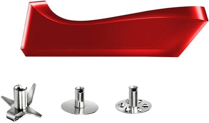 ESGE Zauberstab Pro, Li-Ion Akku Stabmixer, Kabellos, bis 15.500 U/min, Eintauchtiefe bis 29 cm (Red