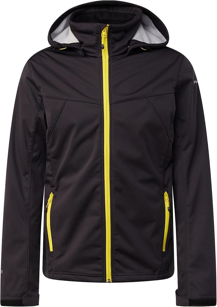 ICEPEAK Herren Outdoorjacke 48 anthrazit/neongelb, 50