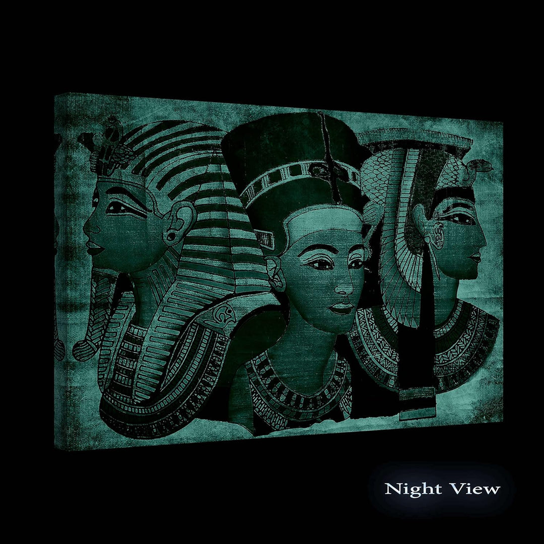 Startonight Bilder Ägyptische Götter, Leinwandbilder Moderne Kunst, Abstrakte Wanddeko Kunstdrucke,