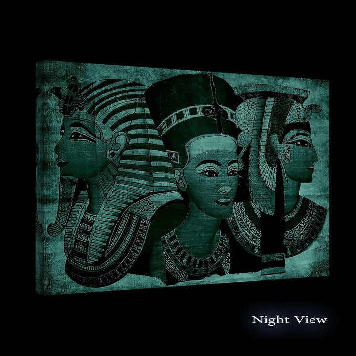 Startonight Bilder Ägyptische Götter, Leinwandbilder Moderne Kunst, Abstrakte Wanddeko Kunstdrucke,