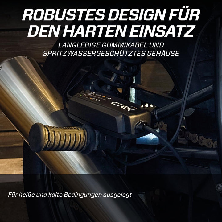 CTEK NXT 5 Smart-Batterieladegerät 12 V, 5 A, kompatibel mit Blei-Säure- und Lithium-Batterien, Reko