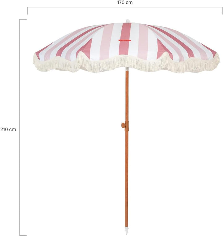 Flamingueo Sonnenschirm Strand - Sonnenschirm Gross, Sonnenschutz Strand UPF+50, Strandschirm Höhenv