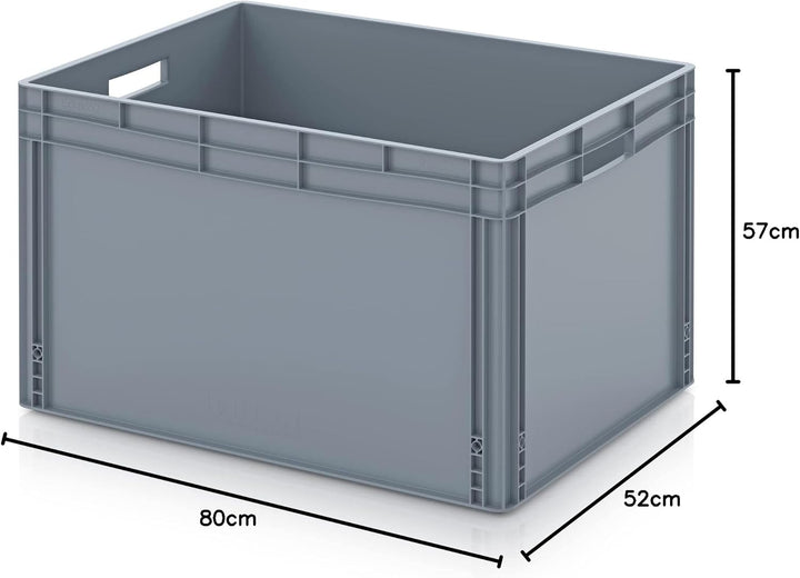 Auer Packaging Eurobehälter-Eurobox 80 x 60 x 52 Euro Behälter 800x600x520 grosse Box Kunststoffbehä