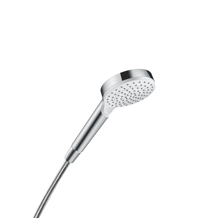 hansgrohe Crometta - Duschkopf, Handbrause mit 1 Strahlart, runde Duschbrause (100 mm), Brausekopf m