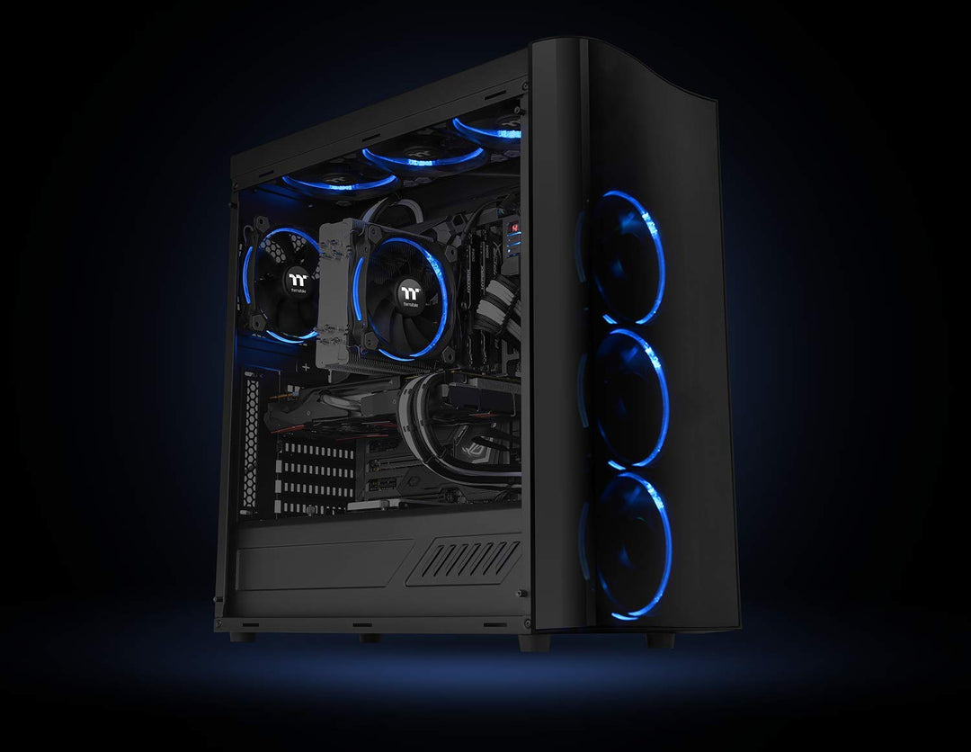 Thermaltake Riing 12 RGB Sync Edition Gehäuselüfter (3 Pack, kompatibel mit ASUS, Gigabyte, MSI, Asr