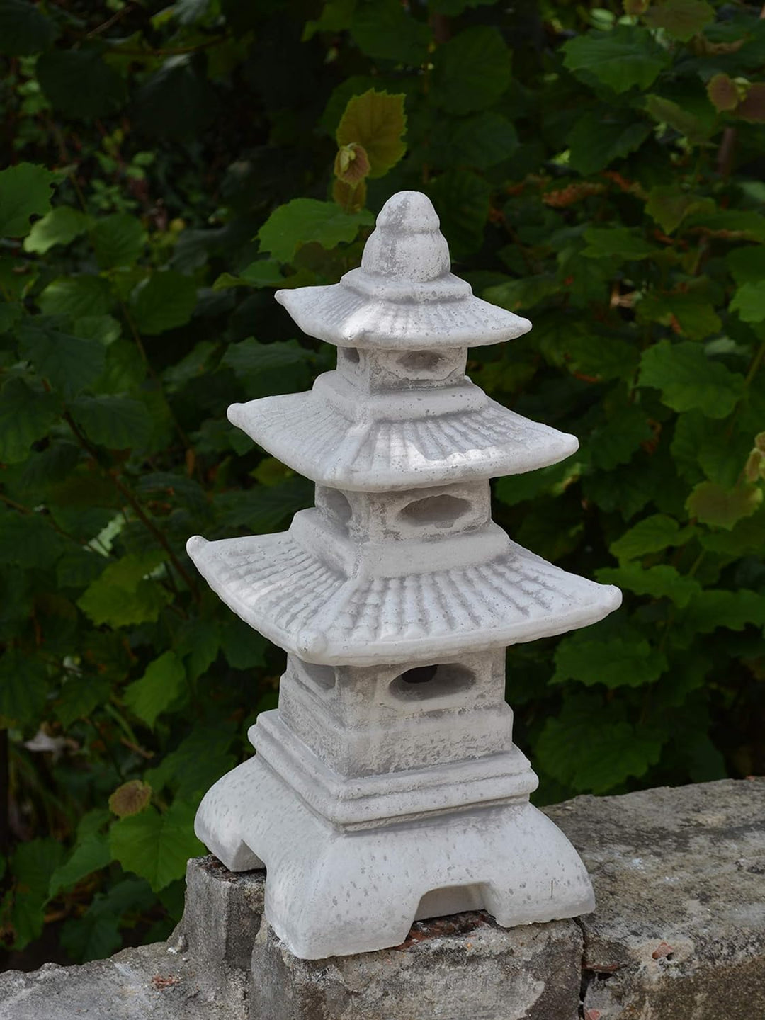 Unbekannt Figur japanische Laterne H 47 cm Gartendeko aus