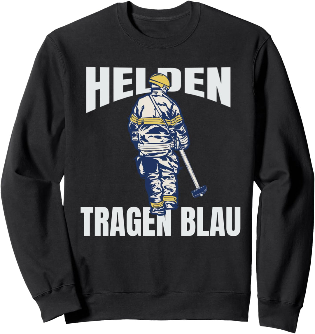 THW TShirt - Helden tragen Blau Sweatshirt