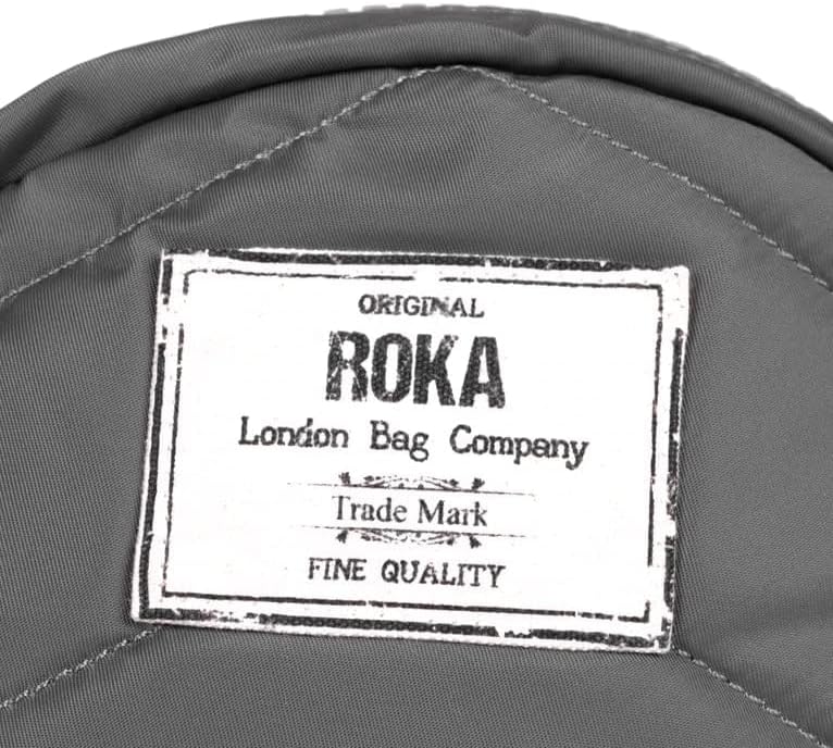 Roka London Paddington B Crossbody Sustainable Nylon Graphit, Graphit