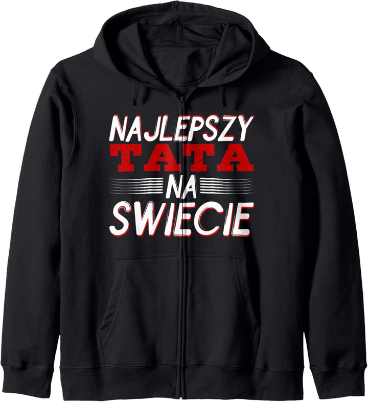 Ojciec Tata Vater Polska Polnischer Papa Spruch Geschenk Kapuzenjacke