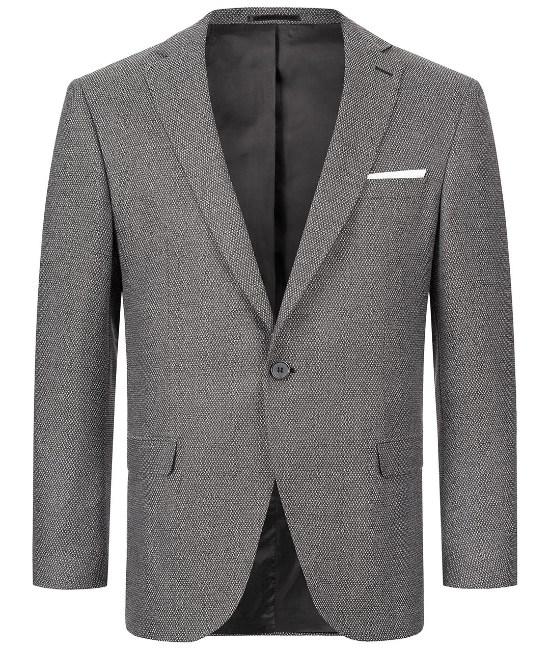 Indumentum Herren Sakko Blazer IJS-100 XL Schwarz, XL Schwarz