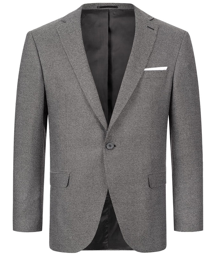 Indumentum Herren Sakko Blazer IJS-100 XL Schwarz, XL Schwarz