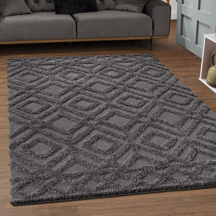 SANAT Wohnzimmer Teppich - Luxus Shaggy Nicht-schuppend Teppich, Wohnzimmer Schlafzimmer Esszimmer E
