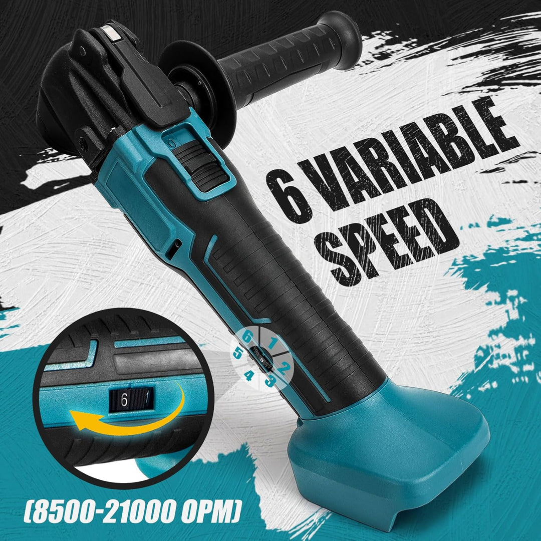 Akku Multifunktionswerkzeug für Makita Akku 18V Li-Ion, 500W Bürstenlos Motor Oszillationswerkzeug S