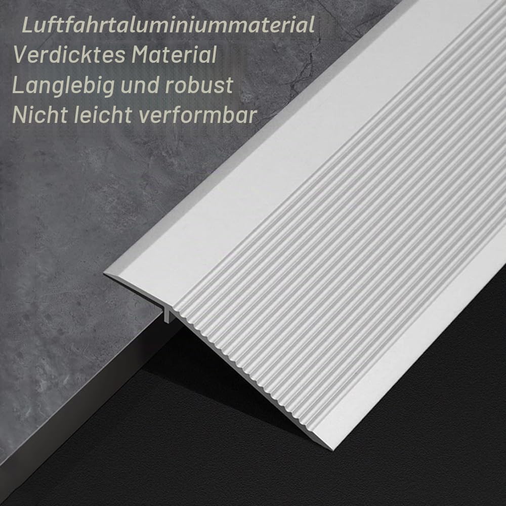 ZJIEX Übergangsprofil Höhenausgleich 20mm/ 40mm, Übergangsschiene Aluminium Übergangsleiste, Bodenp