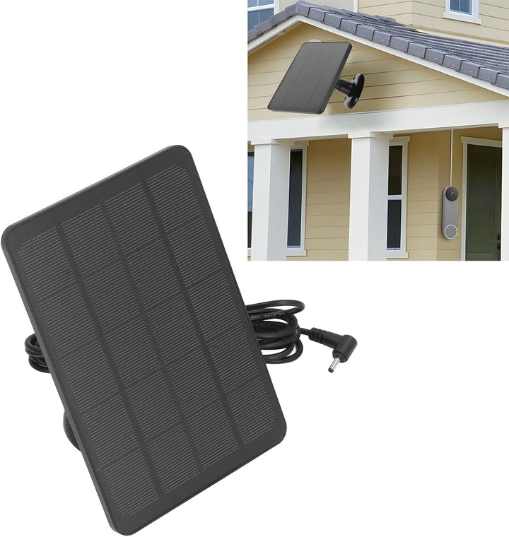 Solarpanel für Ring-Kamera, Kamera-Solarpanel-Ladegerät für Ring Stick Up Cam-Akku und Spotlight Cam