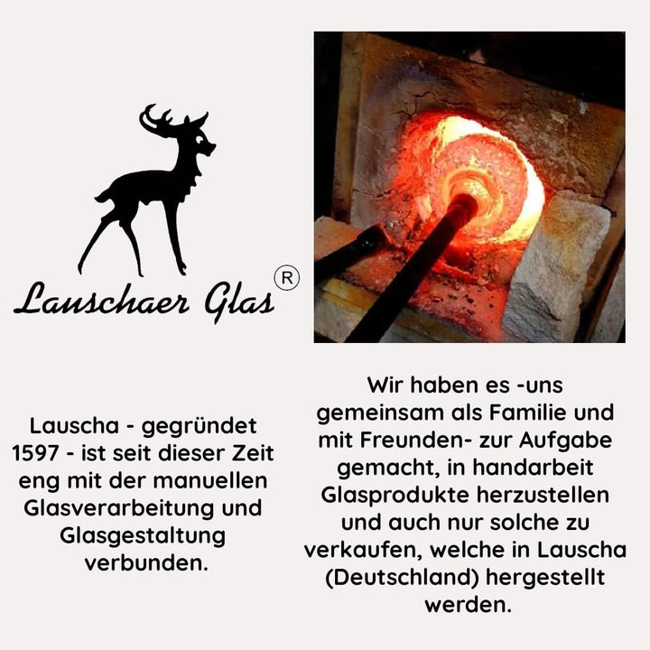 Lauschaer Glas Gartenkugel Rosenkugel aus Glas mit Granulat grün h 19cm,d 15cm mundgeblasen handgefo