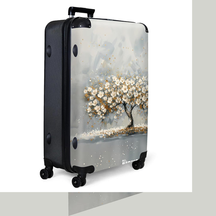 NoBoringSuitcases.com® Koffer XL Gross 77x51.5x28 cm Reisekoffer mit 4 Rollen Leicht Trolley Hartsch