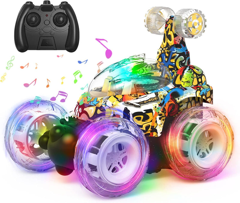 Kizeefun Ferngesteuertes Auto ab 3 4 5 6 7 8 Jahre, Spielzeug ab 3-9 Jahre Junge Geschenk Mädchen Ju