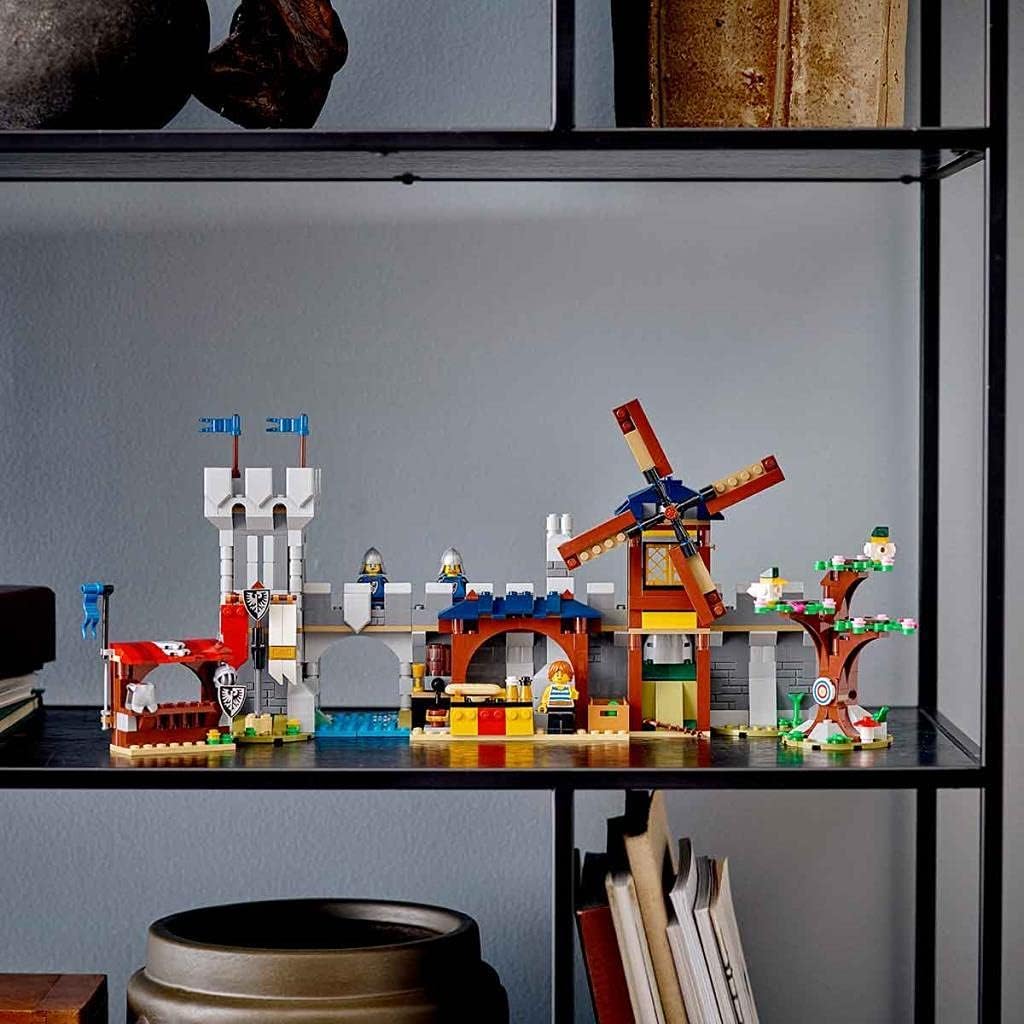 LEGO Creator Mittelalterliche Burg Konstruktionsspielzeug, mit Drachen Figur, ab 9 Jahren, 1426 Stüc