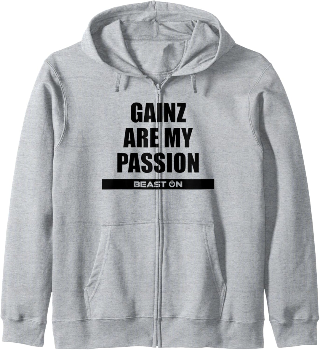 Gainz are my Passion Training Fitness Gym Motivation Sprüche Kapuzenjacke