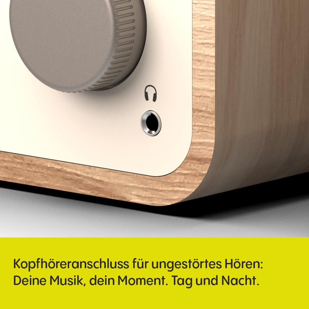 Pure Classic Stereo Mini Mikro HiFi Anlage mit CD-Player DAB+ Radio Bluetooth 5.3 USB AUX Kopfhörera
