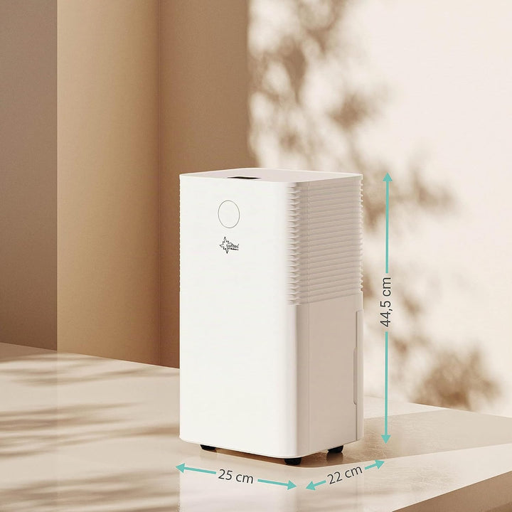 SUNTEC DryFix 12 EQ Luftentfeuchter – Für Räume bis 34 m2 bzw. 80 m3 – Raumentfeuchter mit 12 l/Tag