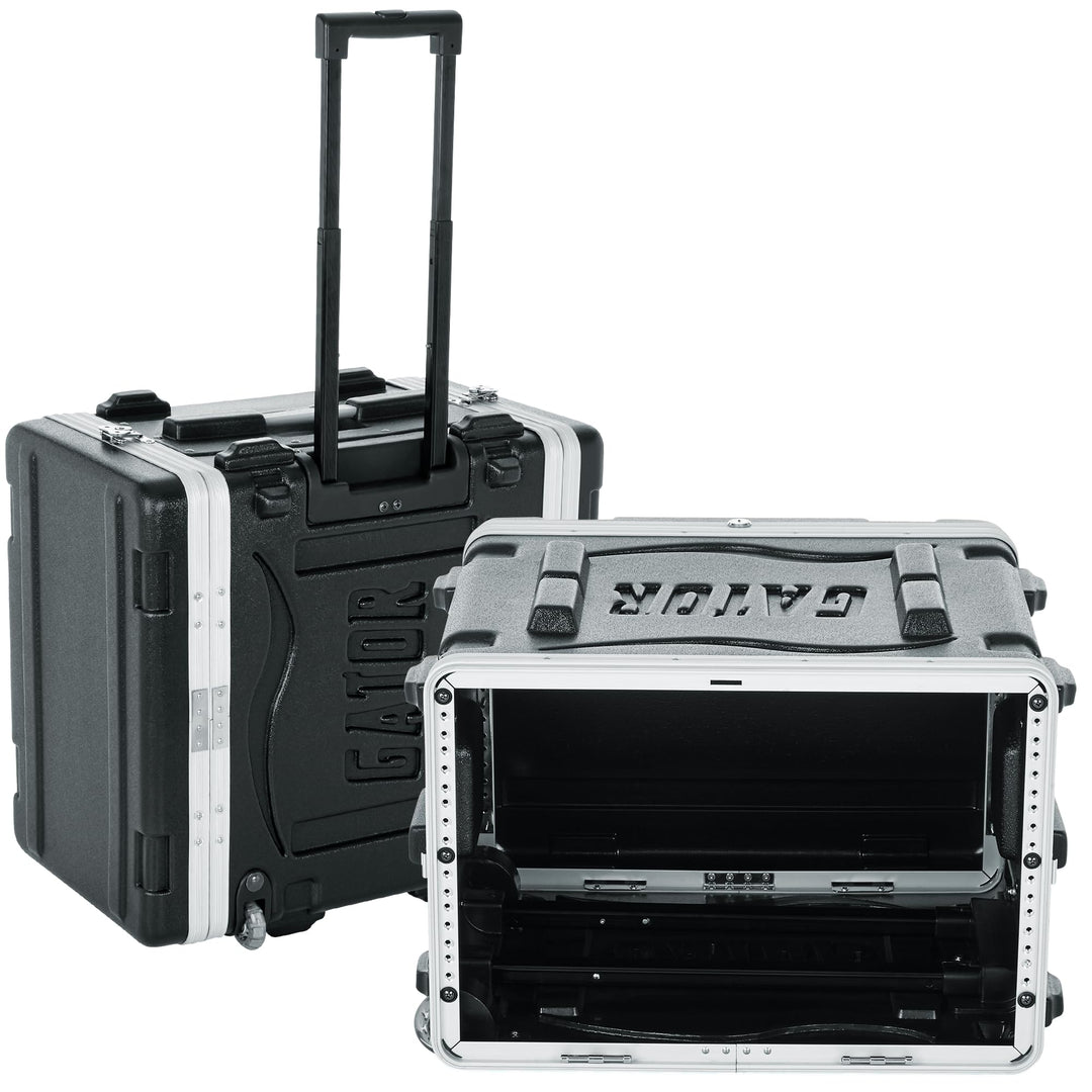 GATOR-Koffer Gestell 19"-Polyethylen GRR 6 U mit Rollen, 6 U