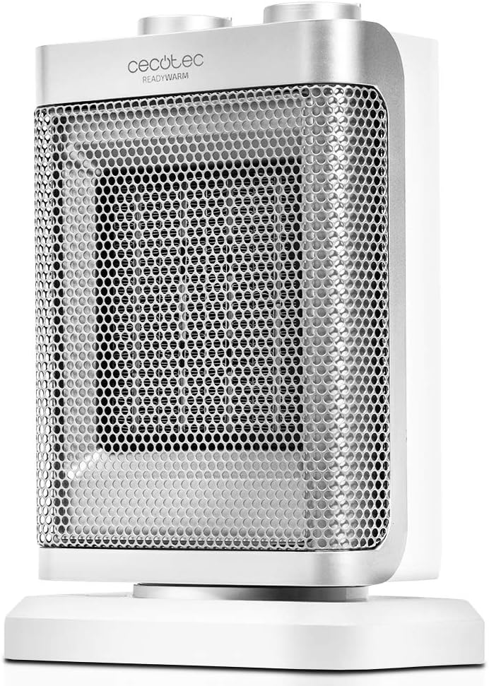Cecotec Keramikheizung Ready Warm 6100 Ceramic Rotate. 1500 W, Keramisches Heizgerät mit Oszillation