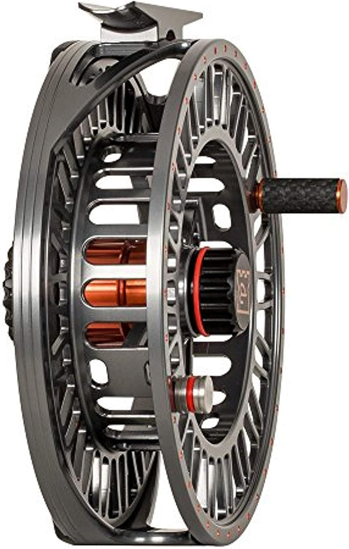 Hardy Ultralite MTX Fly Angelrolle, Unisex-Erwachsene, Ultralite MTX 3/4/5 Titan/Orange, 3/4/5 Titan