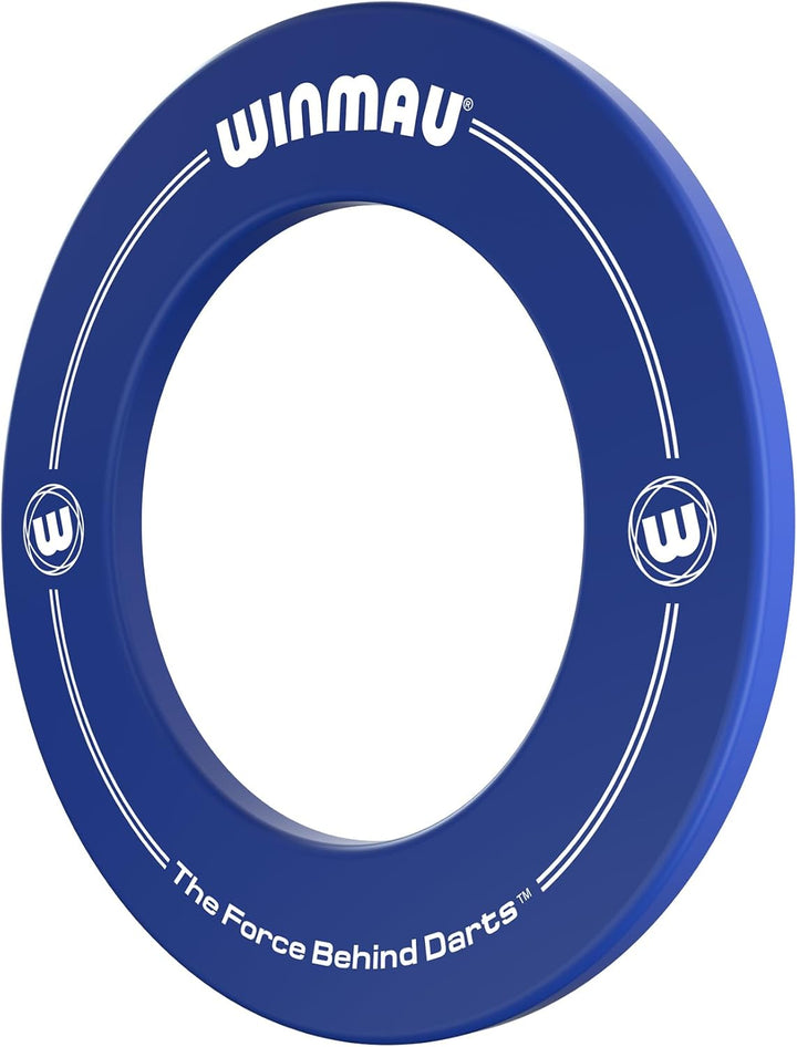 WINMAU Unisex – Erwachsene Printed Dartboard Surround Standard Blue, Standard Blue