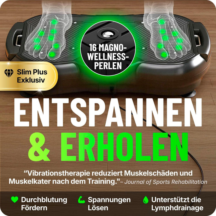 Bluefin Fitness Vibrationsplatte | Fettverbrennung, Muskelaufbau &amp; Ganzkörpertraining | Kompaktes De
