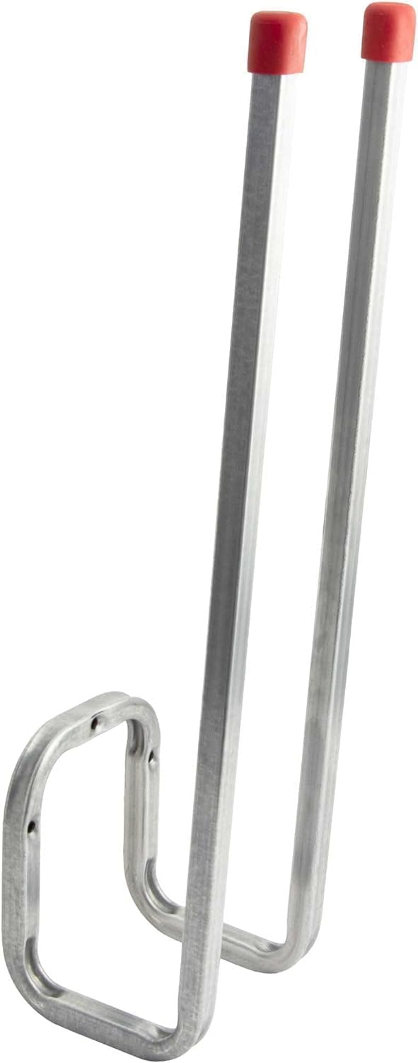 Gedotec Wandhalterung - Doppel-Wandhaken zum Schrauben Stahl verzinkt | 4 Stück Stiefelhaken 400 mm