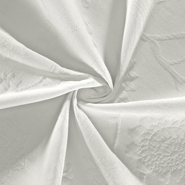 Erwin Müller Tischwäsche, Tischdecke mit Jaquardmuster, Serie Arnsberg hellgrau Grösse 150x300 cm -