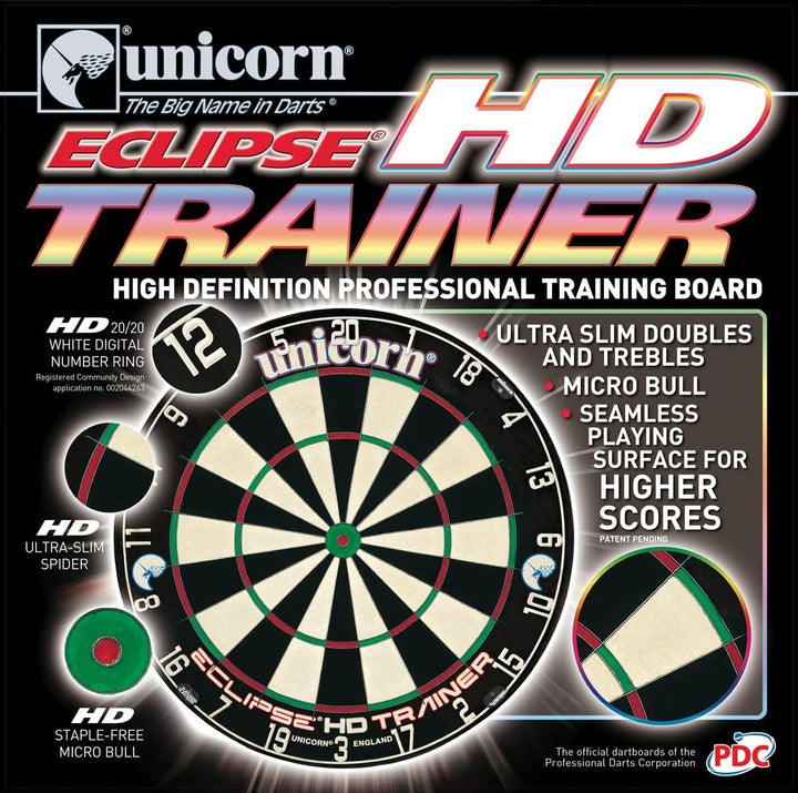 Unicorn Eclipse HD Trainer Bristle Dartboard