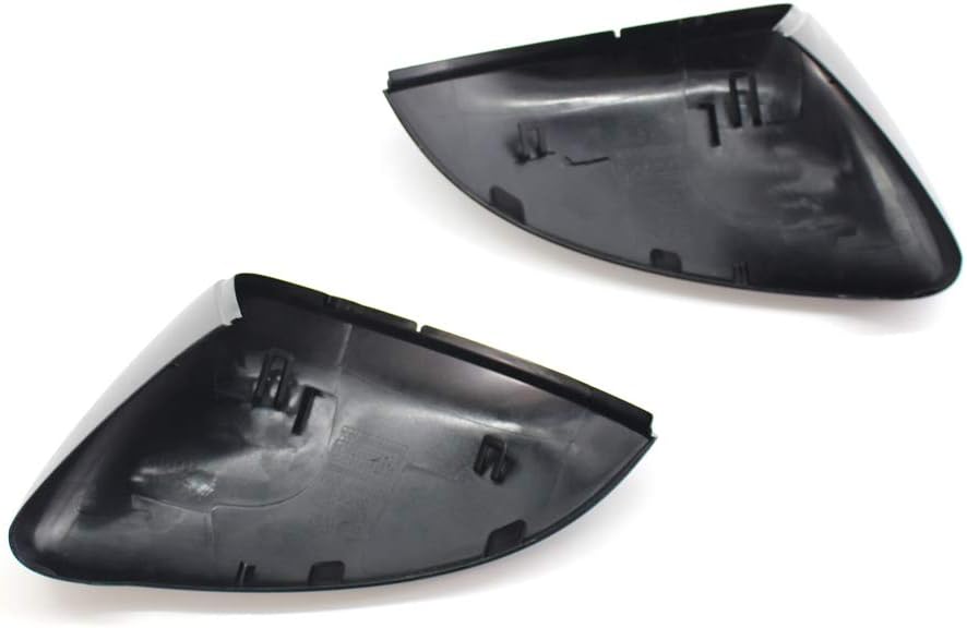 GSRECY Rückspiegel Abdeckkappen Kompatibel mit Golf 7 Mk7 7.5 GTI Gtd R L E-Golf 2013-2017 (Schwarzg