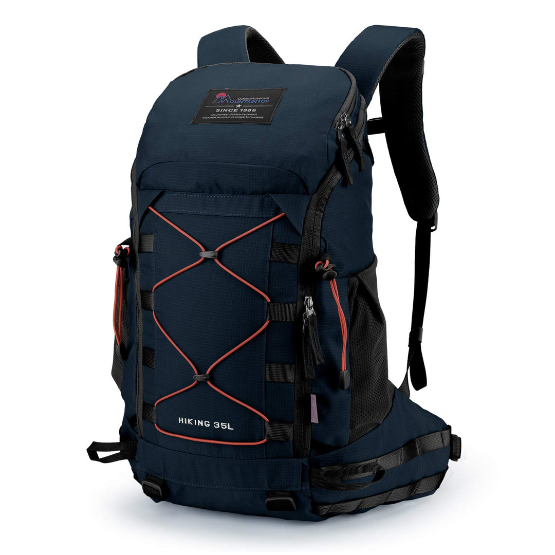 MOUNTAINTOP 35L Wanderrucksack Herren Damen Reiserucksack Trekkingrucksack Leicht Outdoor Camping Ru
