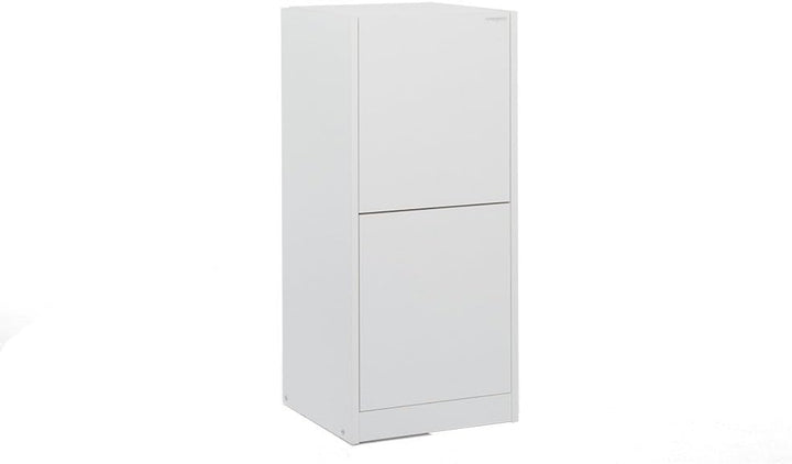 Foppapedretti 9900303310 Myhome Stir8 Tisch mit Regal und Bügelbrett zum Einklappen, Weiss, aus
