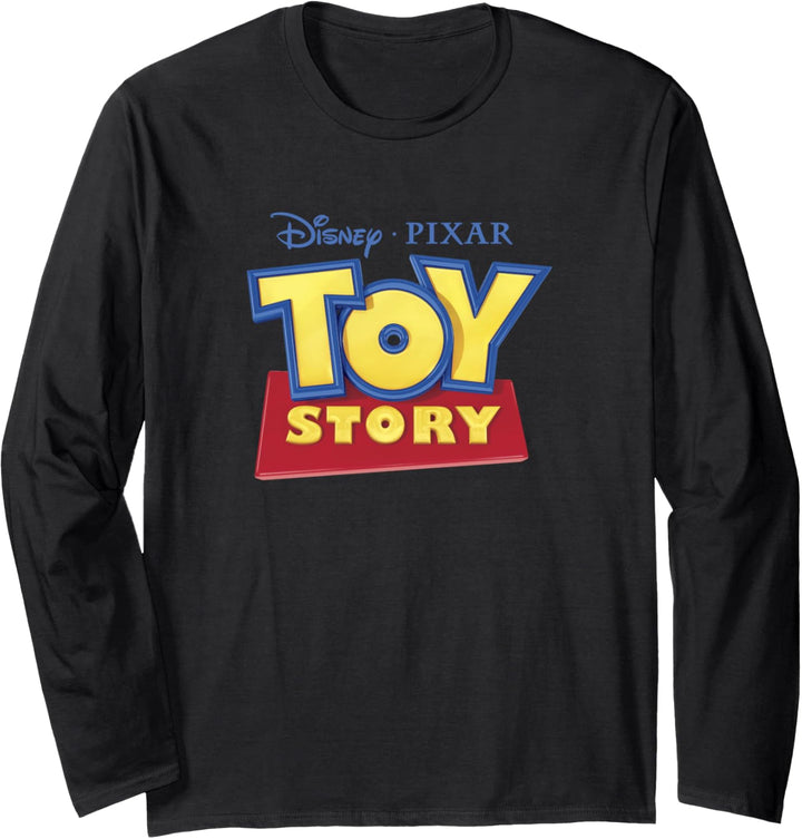 Disney Pixar Official TOY STORY Movie Logo Langarmshirt