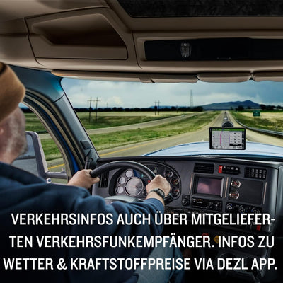 Garmin dēzl LGV 710 MT-D EU – LKW-Navigationsgerät mit 7“ (17,7 cm) Farbdisplay, vorinstallierten Ka