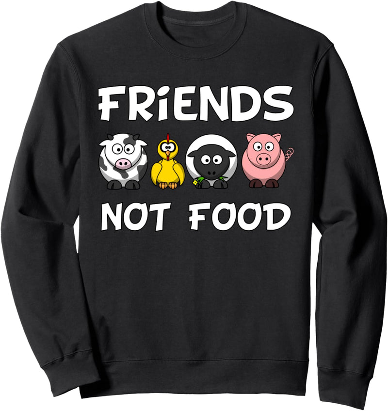 Nachhaltigkeit Vegan Kinder | Friends Not Food | Vegetarier Sweatshirt