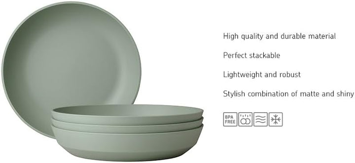 Mepal suppenteller silueta 210 mm 4 stück - nordic sage 1. Nordic Sage Suppenteller 4x, 1. Nordic Sa