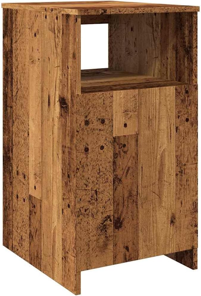 vidaXL Schubladenschrank Altholz-Optik 40x50x76 cm Holzwerkstoff, Schrank, Kommode mit Schublade, Sc