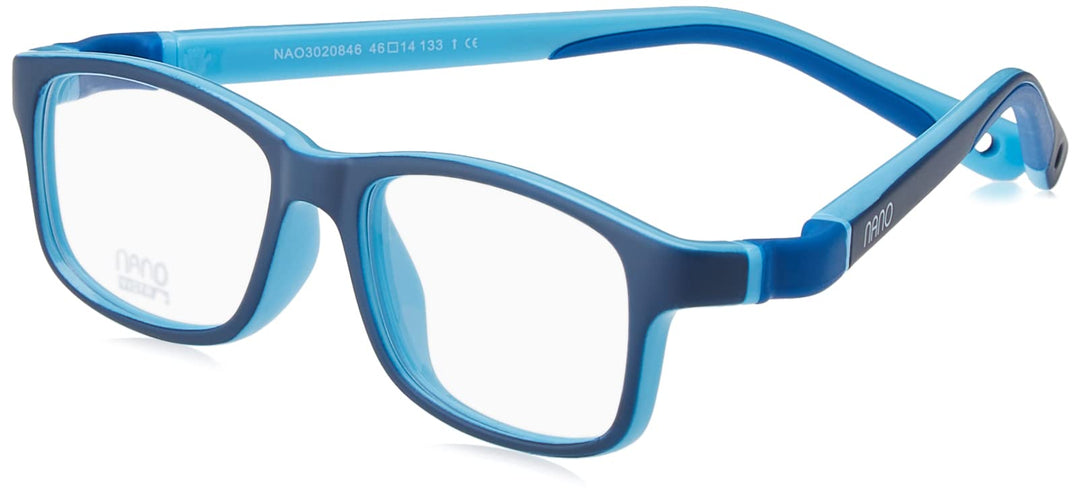 NANOVISTA Unisex Kinder Sonnenbrille 48 Bicolor Marino Mate/Azul, 48 Bicolor Marino Mate/Azul